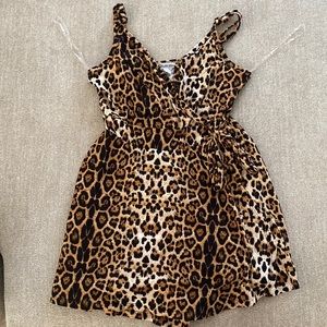 Leopard romper